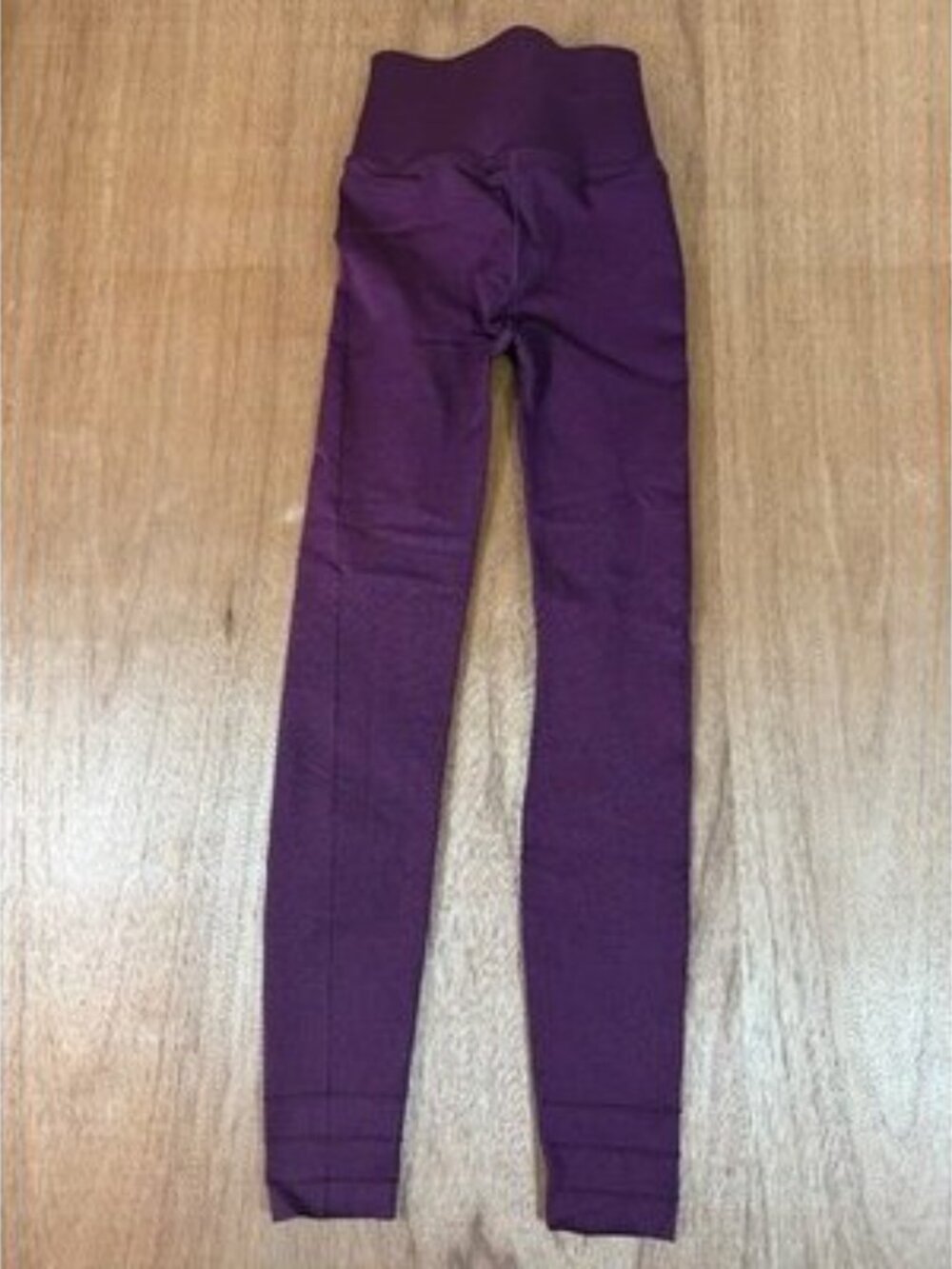 Fabletics SculptKnit High Waisted Leggings Plum Purple Full Length Small
